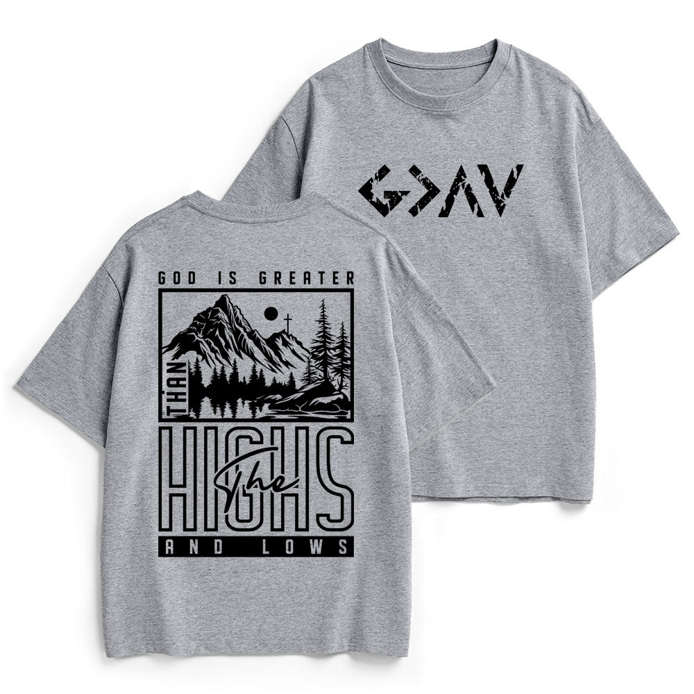 God Is Greater Christian Heavy Cotton T-Shirt