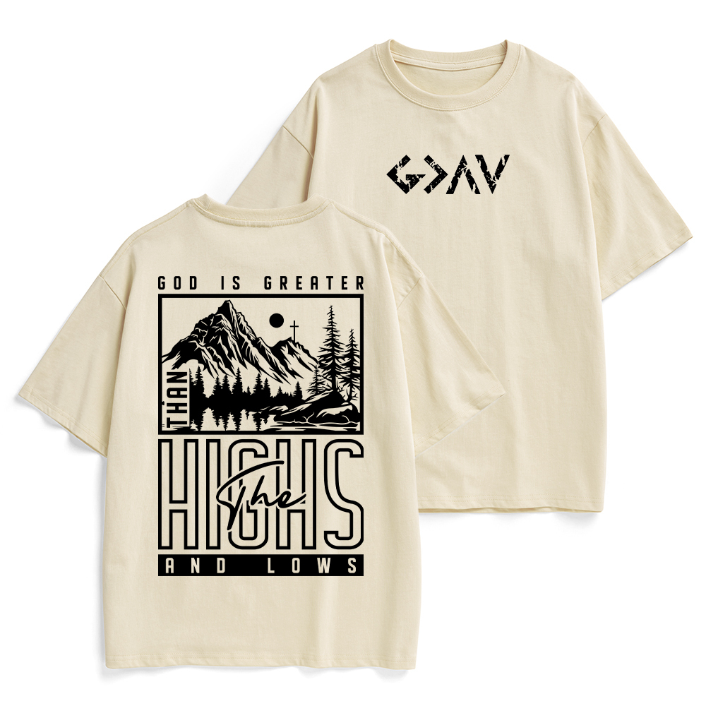 God Is Greater ChristianHeavy Cotton T-Shirt