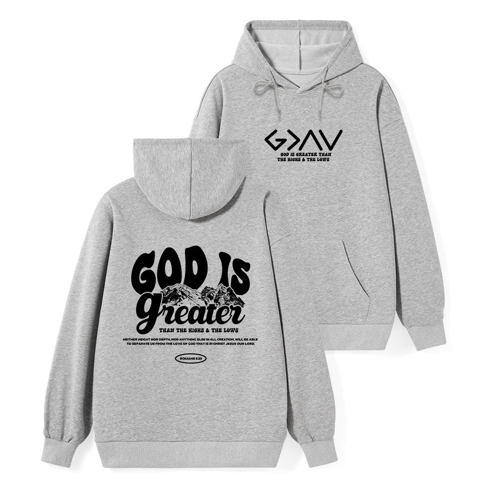 God Is Greater Classic Christian Hoodie