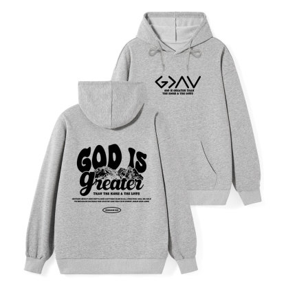 God Is Greater Classic Christian Hoodie
