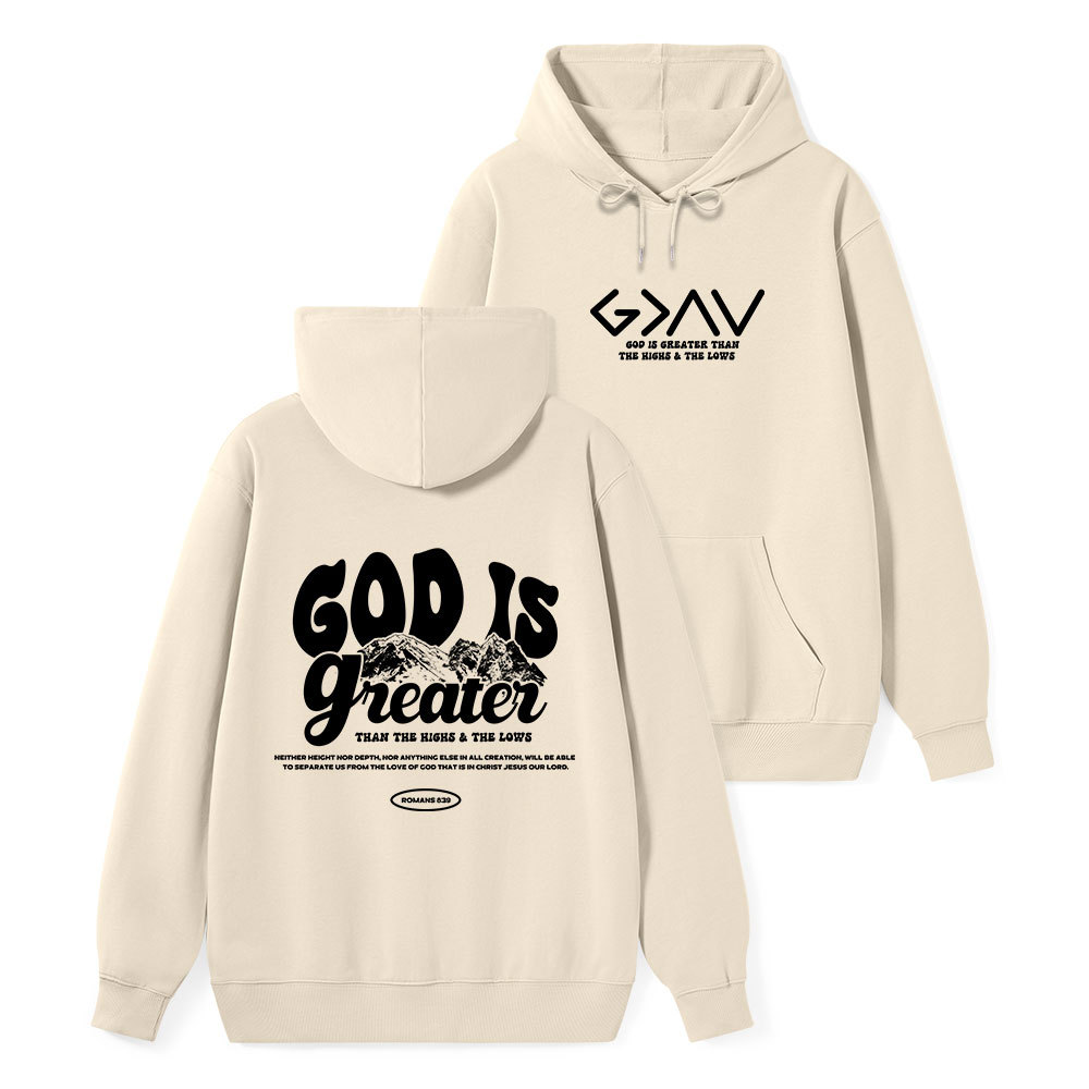 God Is Greater Classic Christian Hoodie