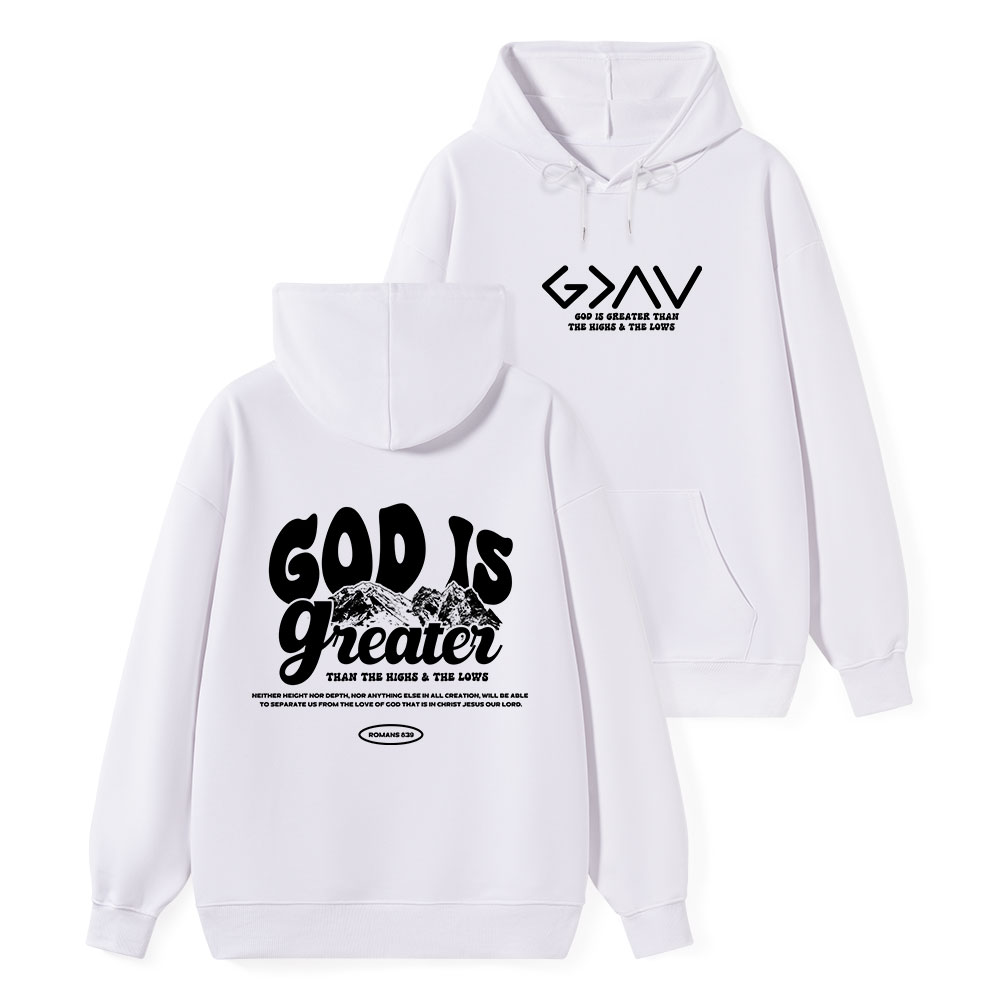 God Is Greater Classic Christian Hoodie