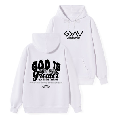 God Is Greater Classic Christian Hoodie