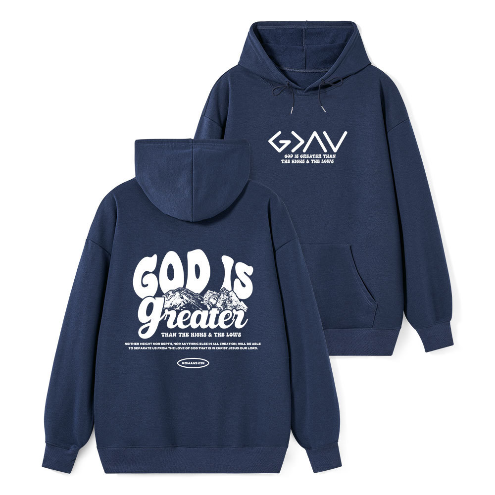 God Is Greater Classic Christian Hoodie