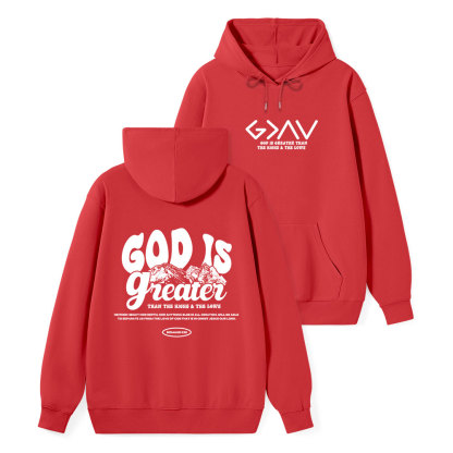 God Is Greater Classic Christian Hoodie