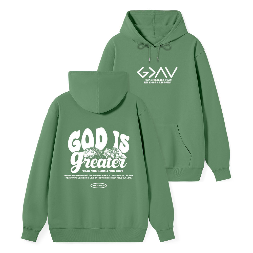 God Is Greater Classic Christian Hoodie