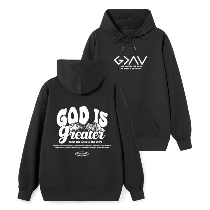 God Is Greater Classic Christian Hoodie