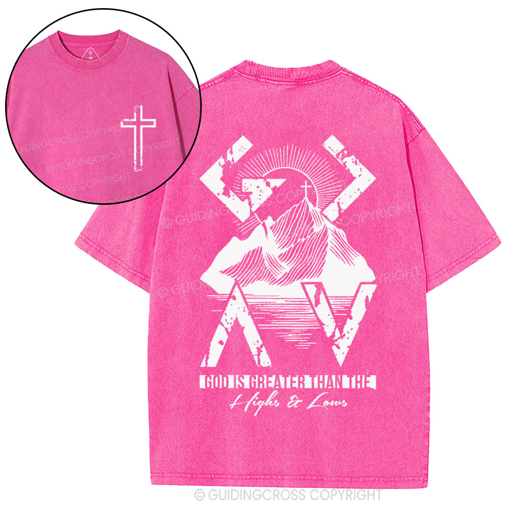 God Is Greater Than The Christian Washed T-Shirt