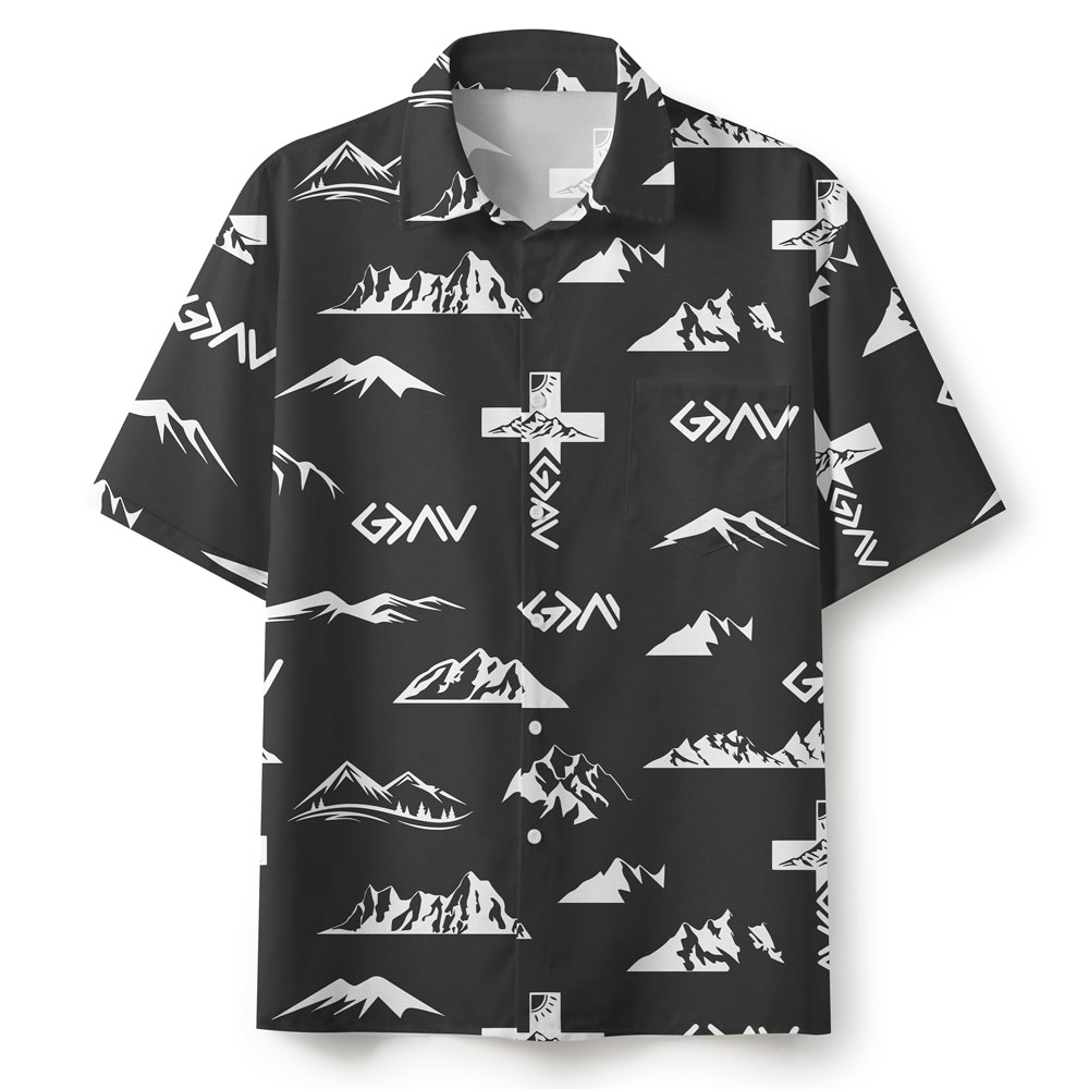 God Is Greater Than The Highs And Lows Black Christian Hawaiian Shirt