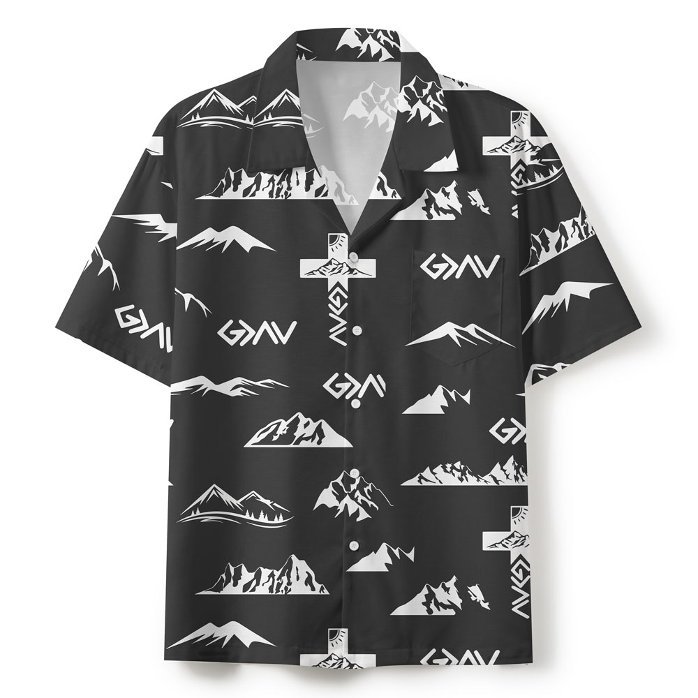 Frist Of All I'm God Pieces Christian Hawaiian Shirt Sale - GuidingCross