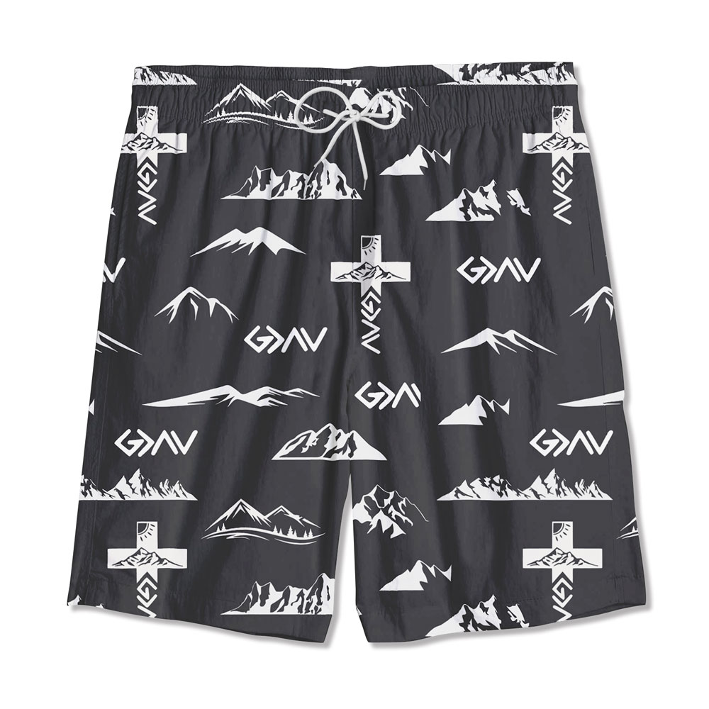 God Is Greater Than The Highs And Lows Black Christian Hawaiian Shirt