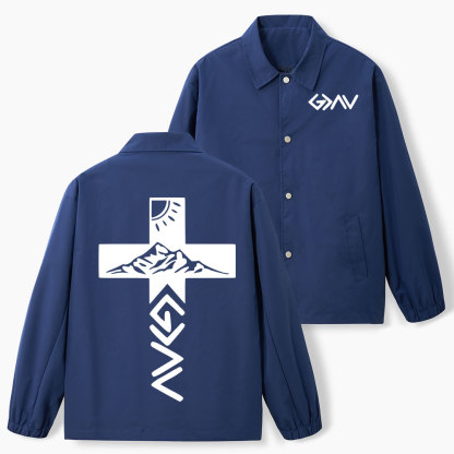 God Is Greater Than The Highs And Lows Christian Coach Jacket