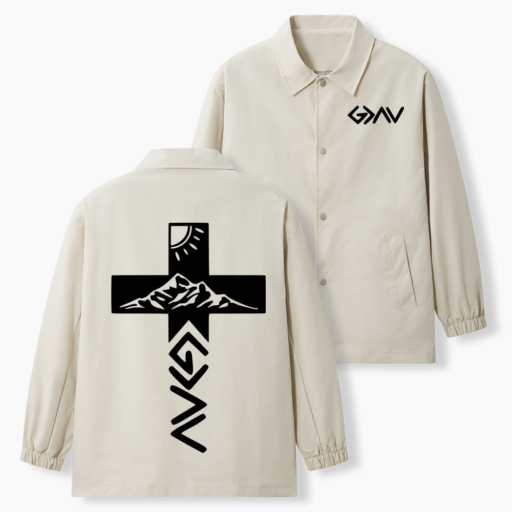 God Is Greater Than The Highs And Lows Christian Coach Jacket