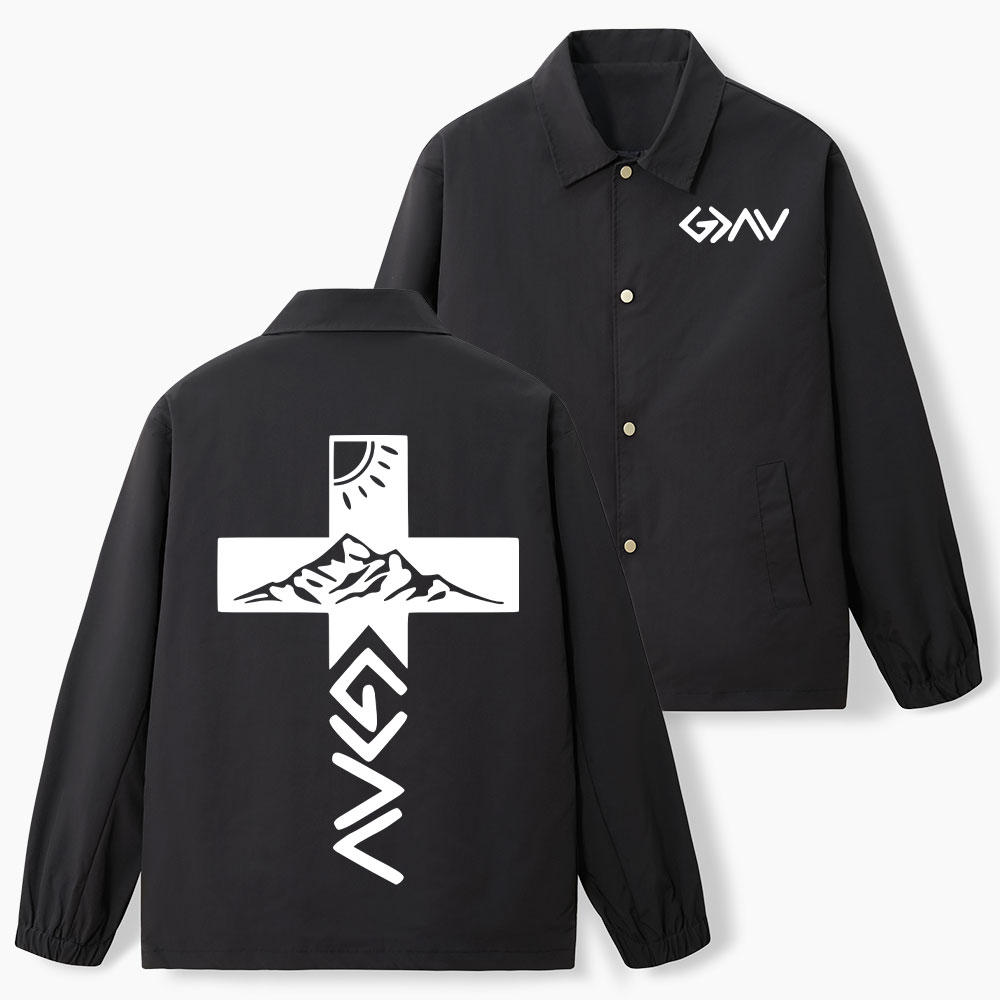 God Is Greater Than The Highs And Lows Christian Coach Jacket