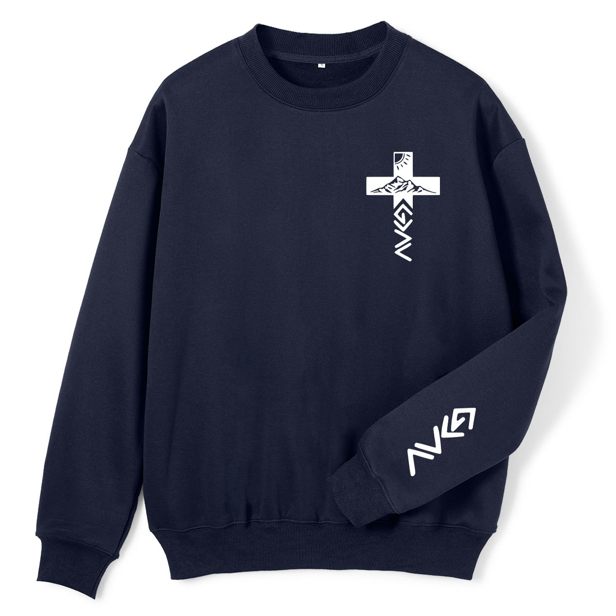 God Is Greater Than The Highs And Lows Christian Fleece Sweatshirt Sale - GuidingCross
