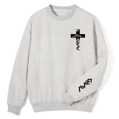 God Is Greater Than The Highs And Lows Christian Fleece Sweatshirt