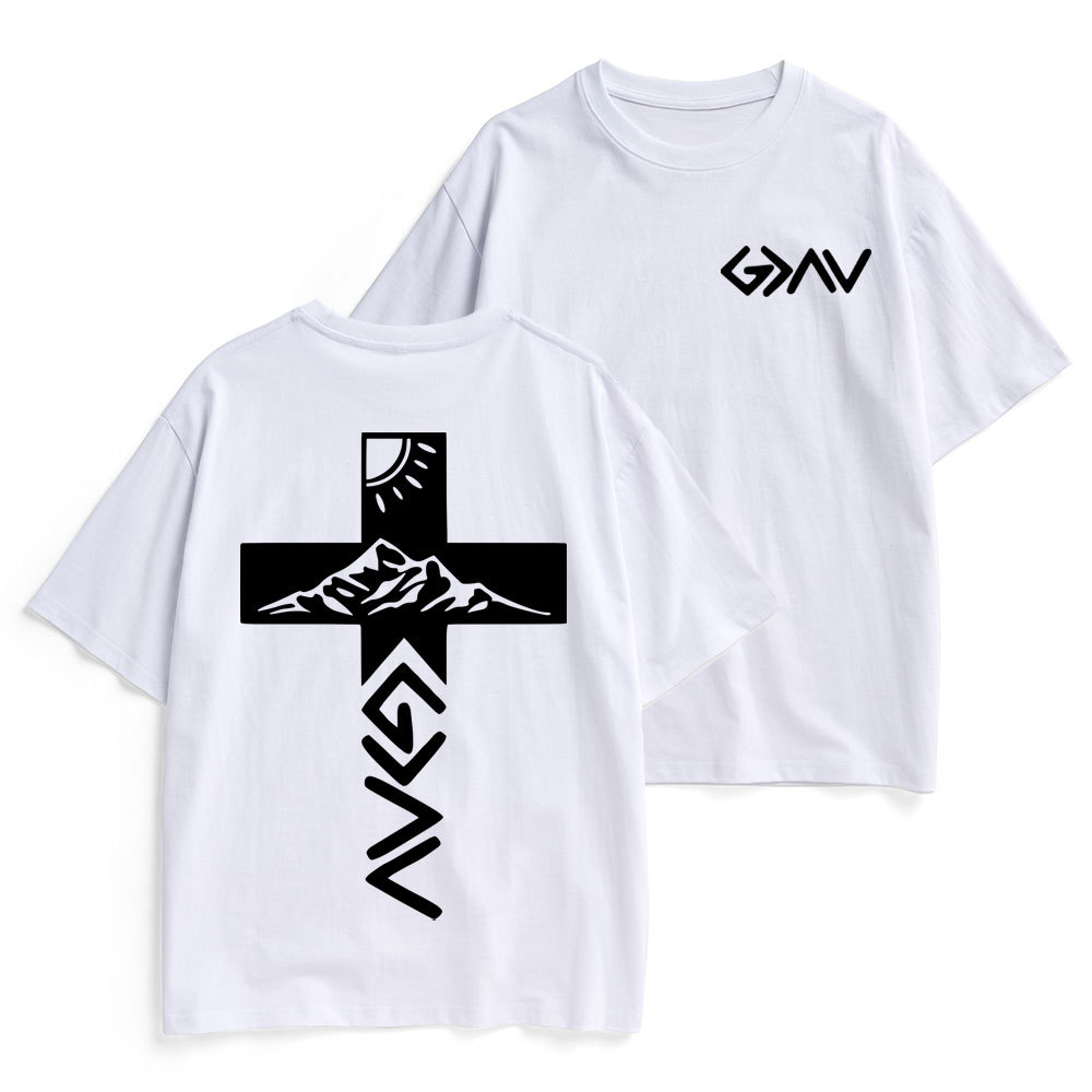 God Is Greater Than The Highs And Lows Christian Heavy Cotton T-Shirt