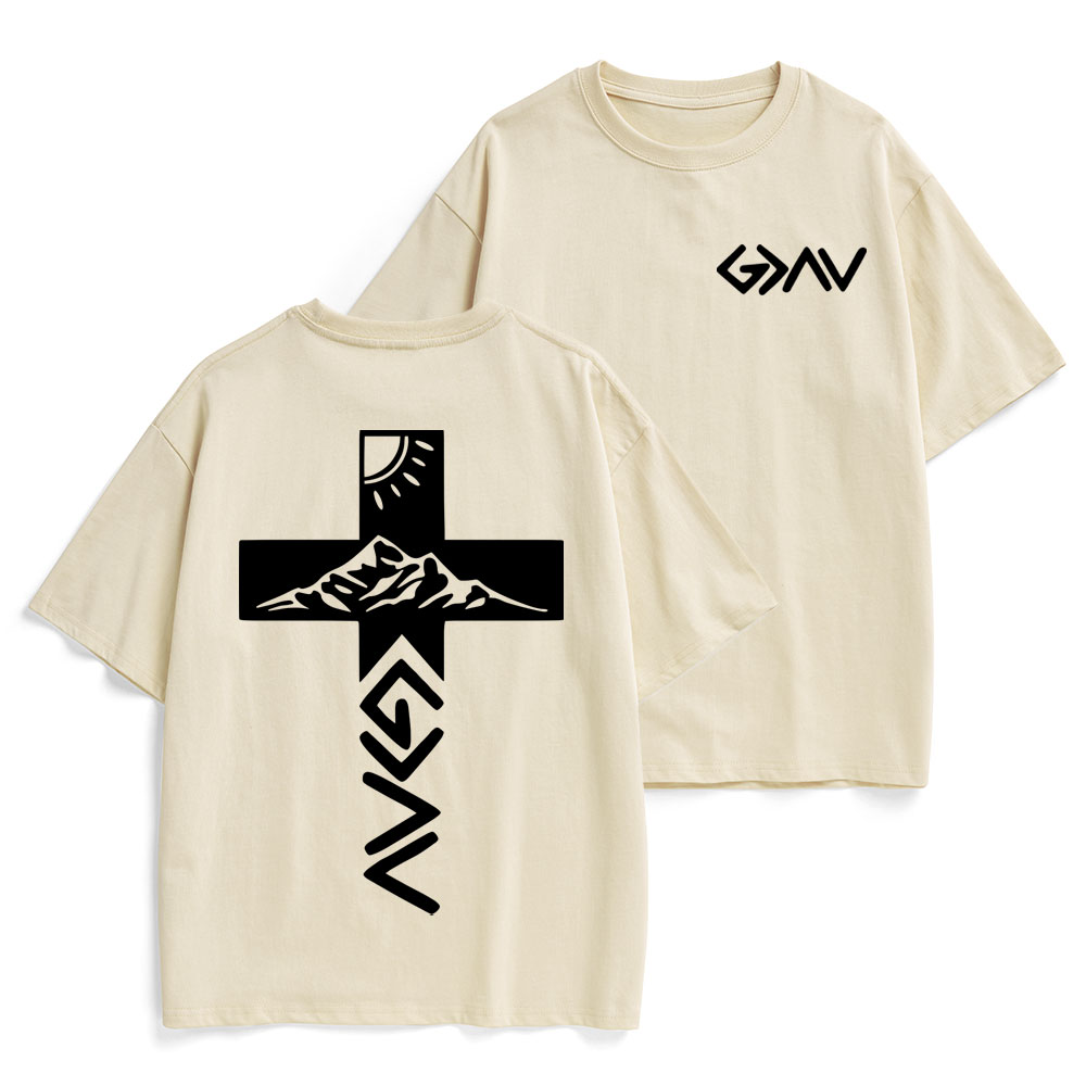 God Is Greater Than The Highs And Lows Christian Heavy Cotton T-Shirt