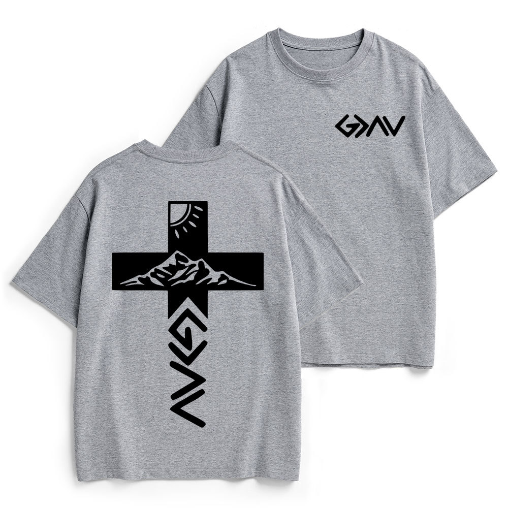 God Is Greater Than The Highs And Lows Christian Heavy Cotton T-Shirt