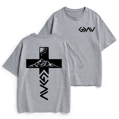 God Is Greater Than The Highs And Lows Christian Heavy Cotton T-Shirt