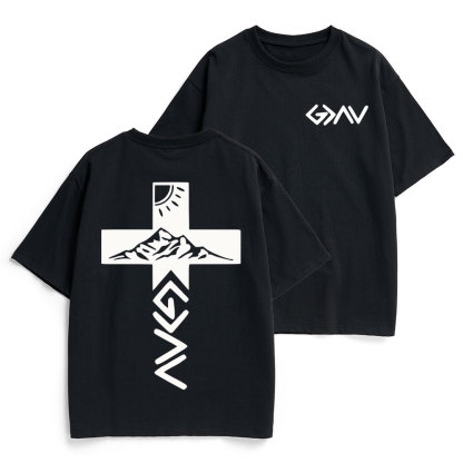 God Is Greater Than The Highs And Lows Christian Heavy Cotton T-Shirt