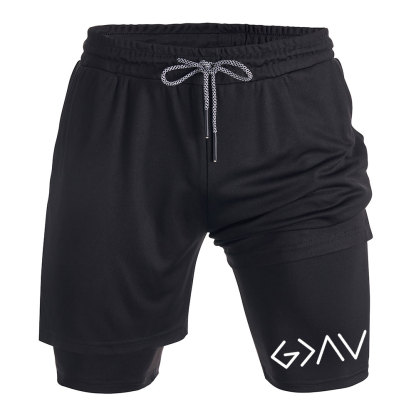 God Is Greater Than The Highs And Lows Christian Performance Shorts