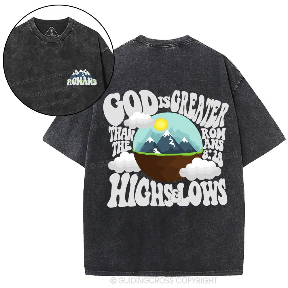 God Is Not Going To Fail You Christian Washed T-Shirt