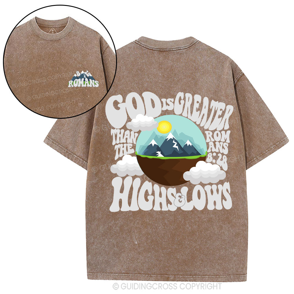 God Is Not Going To Fail You Christian Washed T-Shirt