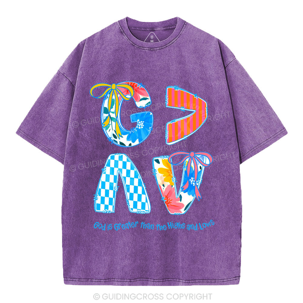 New-Sample Christian Washed T-Shirt Sale - GuidingCross