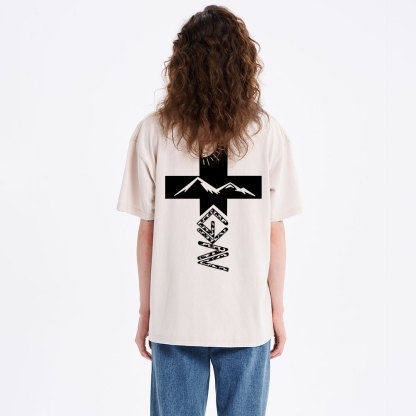 God Is Greater Than The Highs And Lows Christian Washed T-Shirt