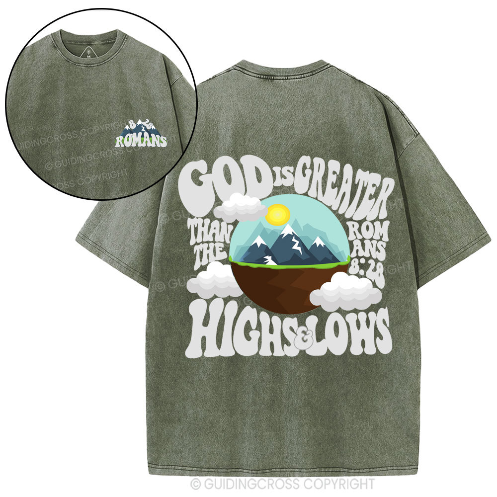 God Is Not Going To Fail You Christian Washed T-Shirt