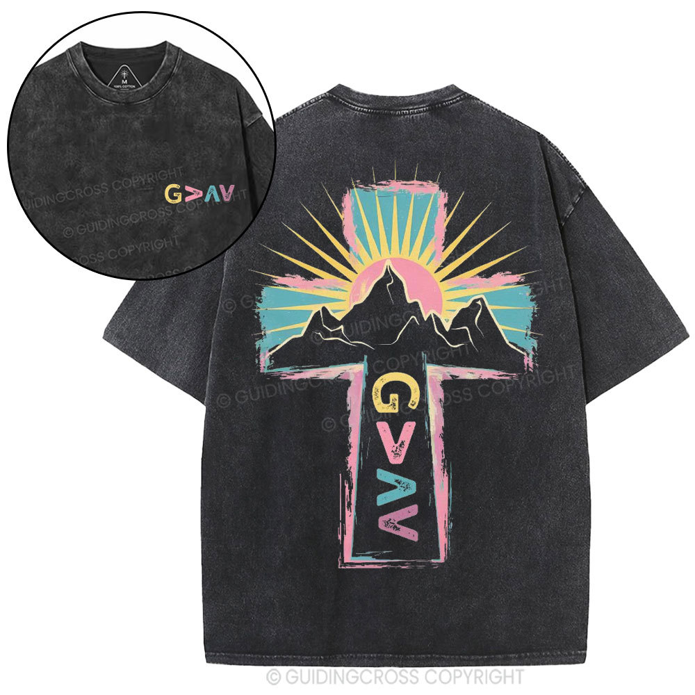 New-Sample Christian Washed T-Shirt Sale - GuidingCross