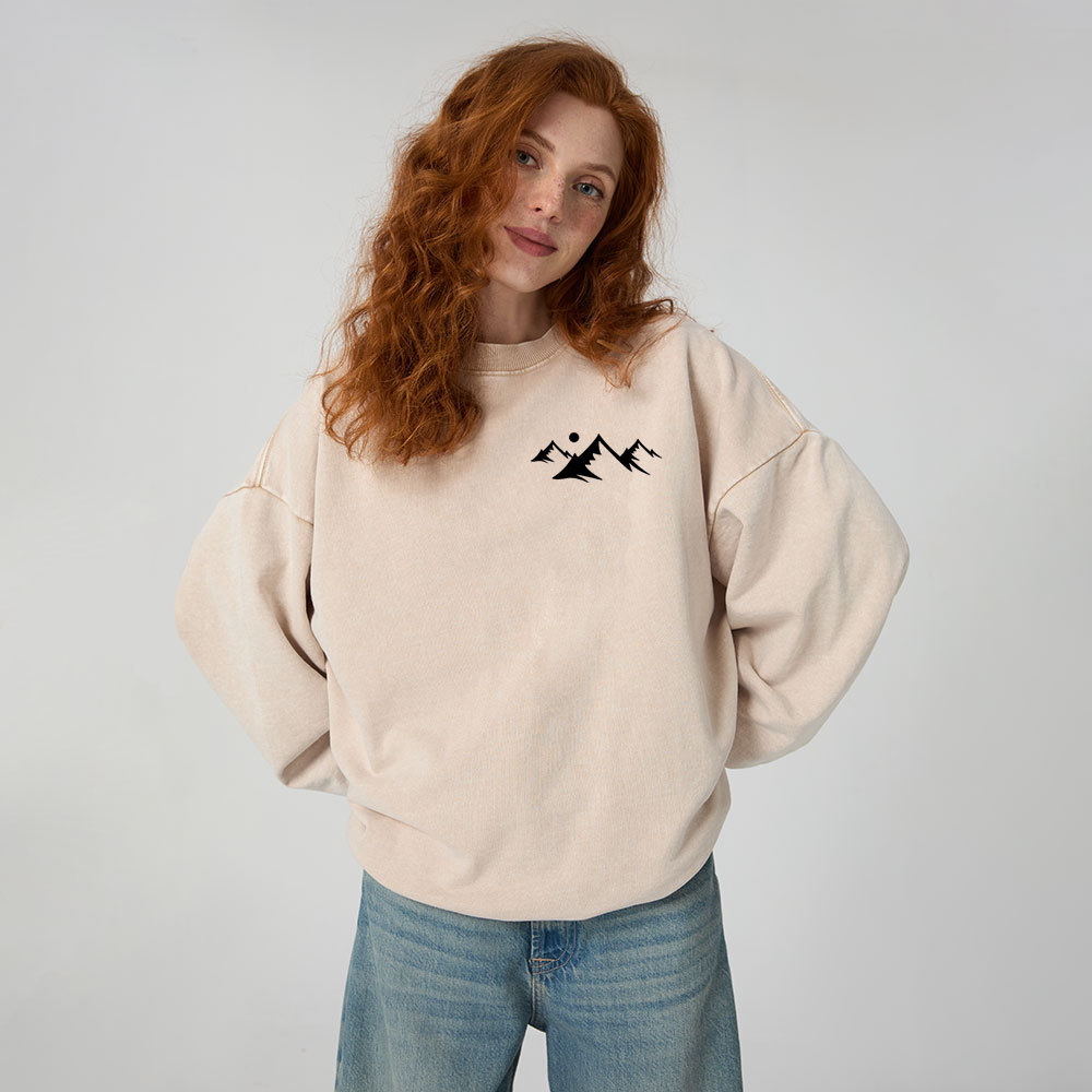 God Is Greater Than The Highs And The Lows Christian Washed Sweatshirt