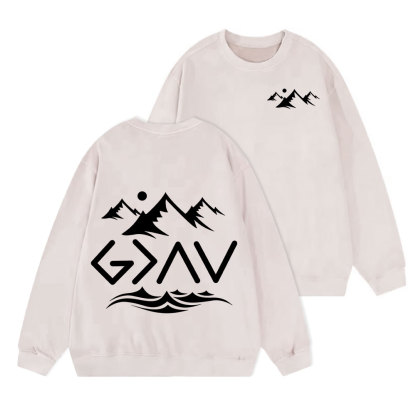 God Is Greater Than The Highs And The Lows Christian Washed Sweatshirt