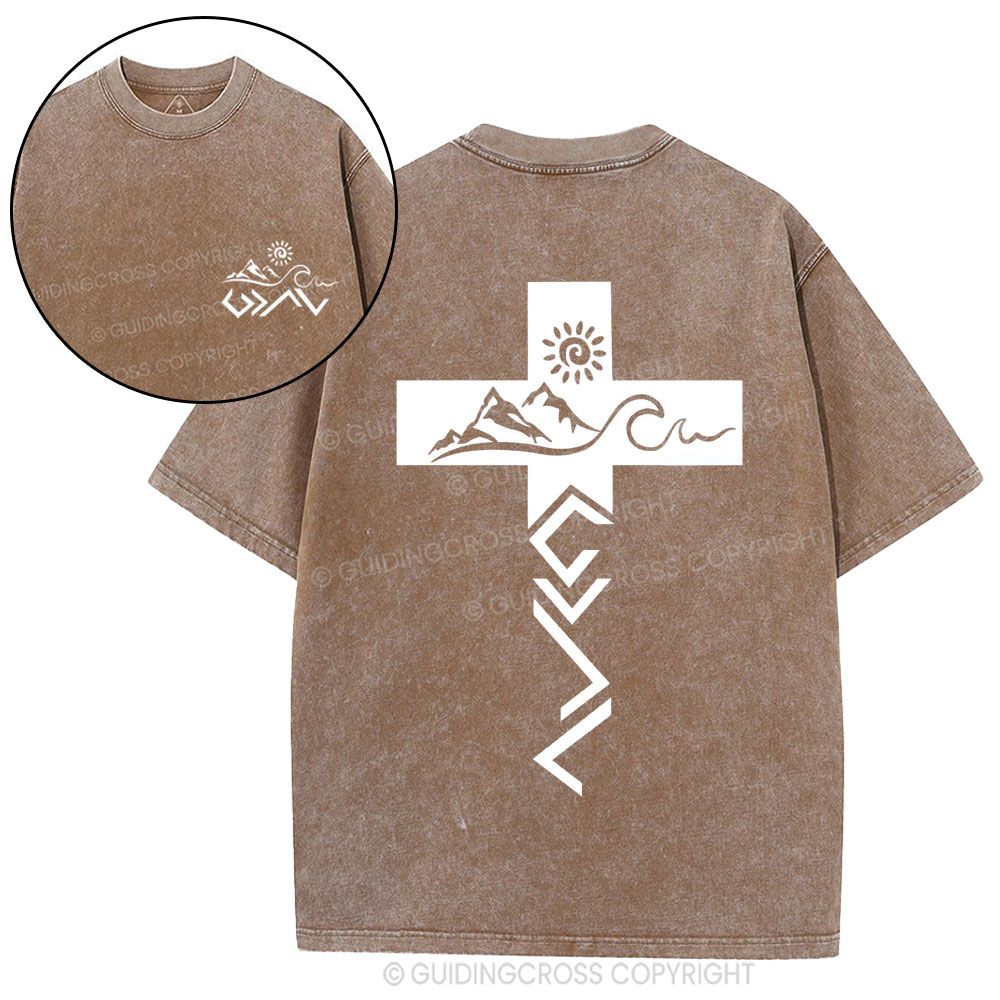 God Is Greater Than the Highs and Lows New Christian Washed T-Shirt