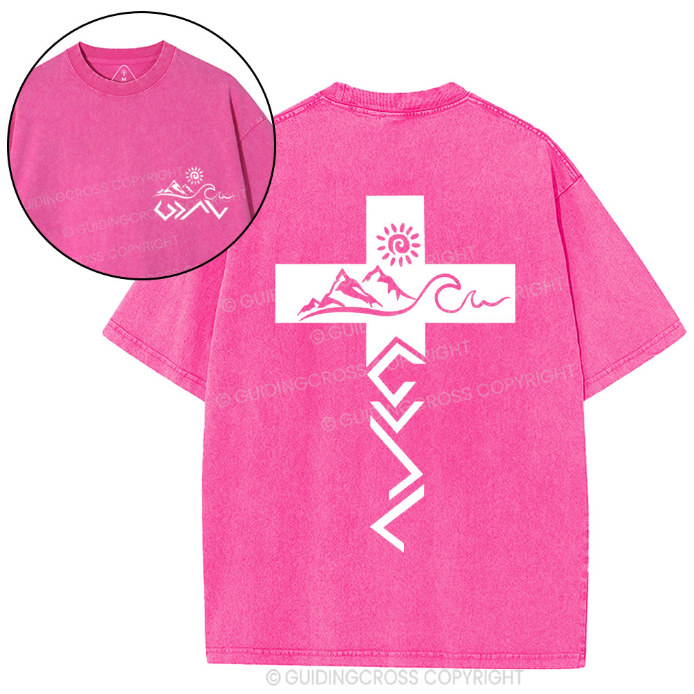 God Is Greater Than the Highs and Lows New Christian Washed T-Shirt