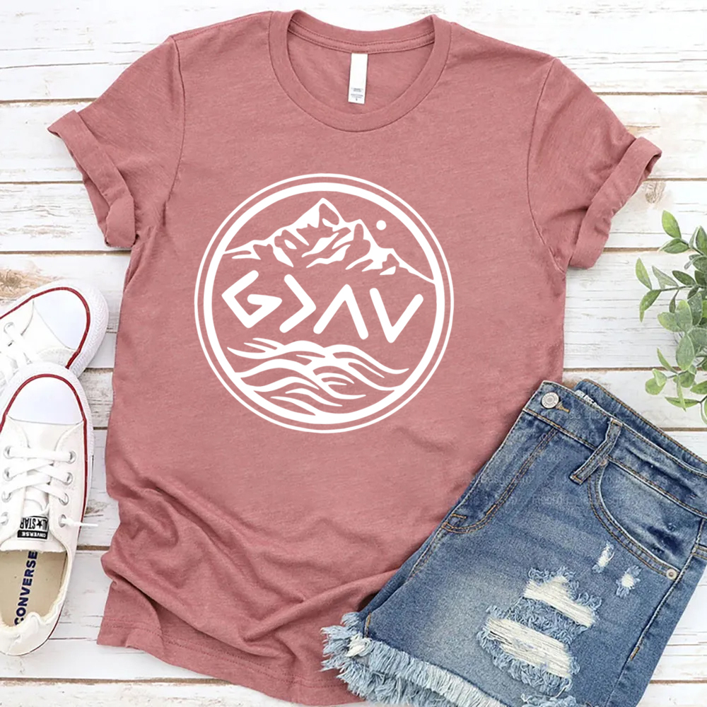 God Is Greater than the Highs and Lows Religious Shirt