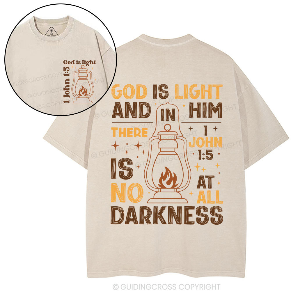 Double-sided sample washed T-Shirt Sale - GuidingCross