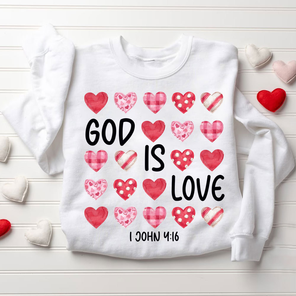 God Is Love Christian Sweatshirt