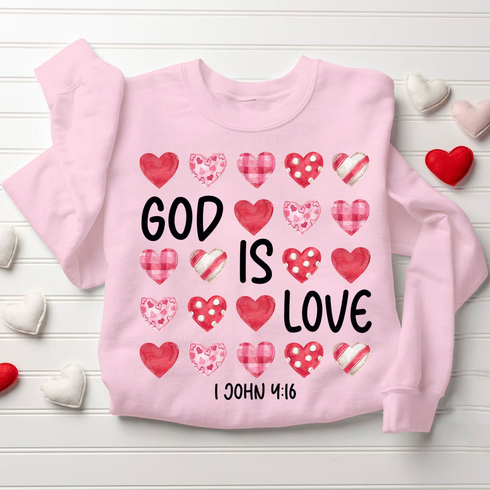 God Is Love Christian Sweatshirt