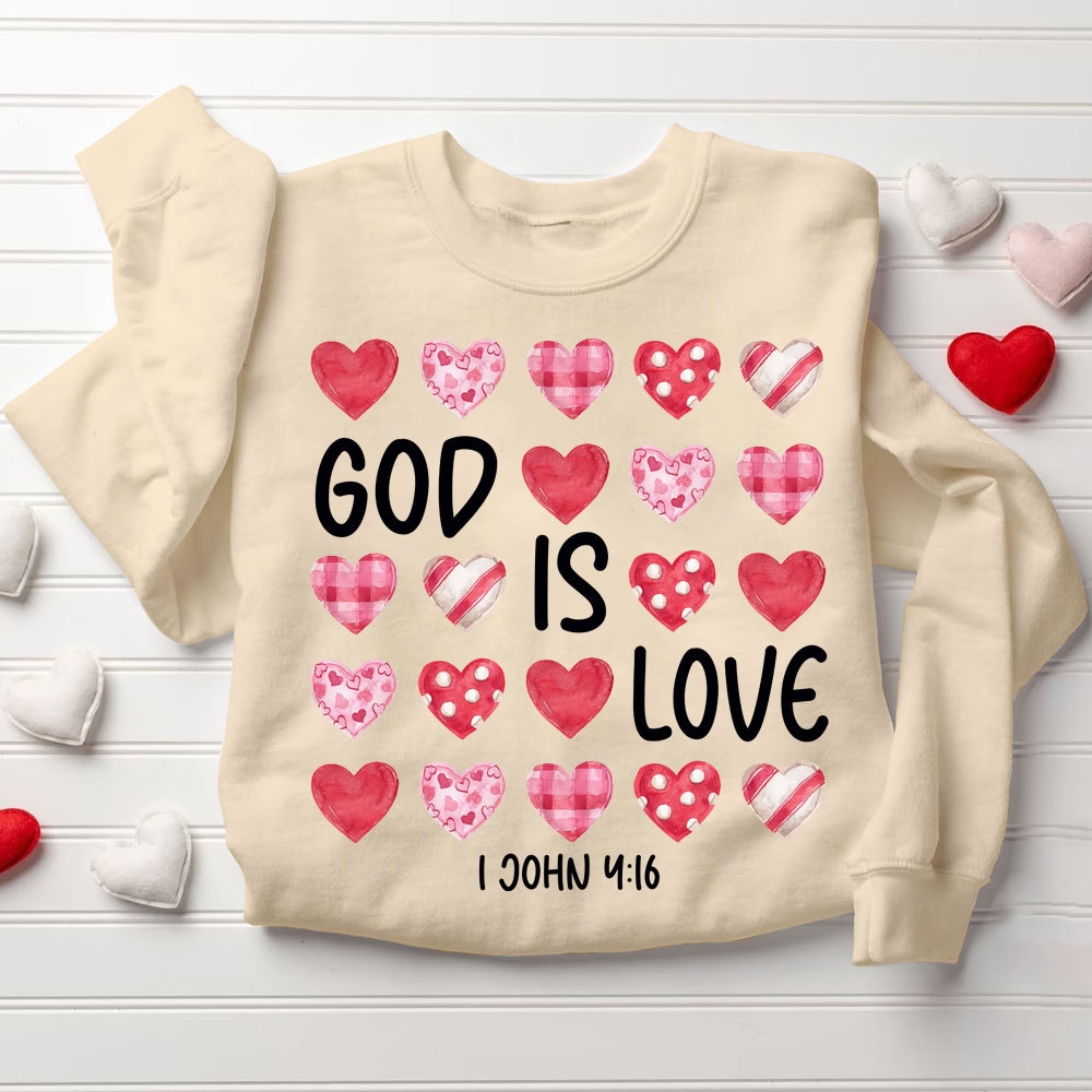 God Is Love Christian Sweatshirt