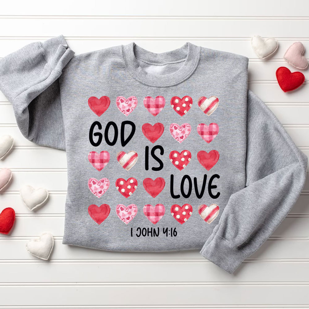 God Is Love Christian Sweatshirt