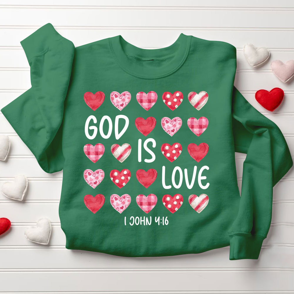 God Is Love Christian Sweatshirt
