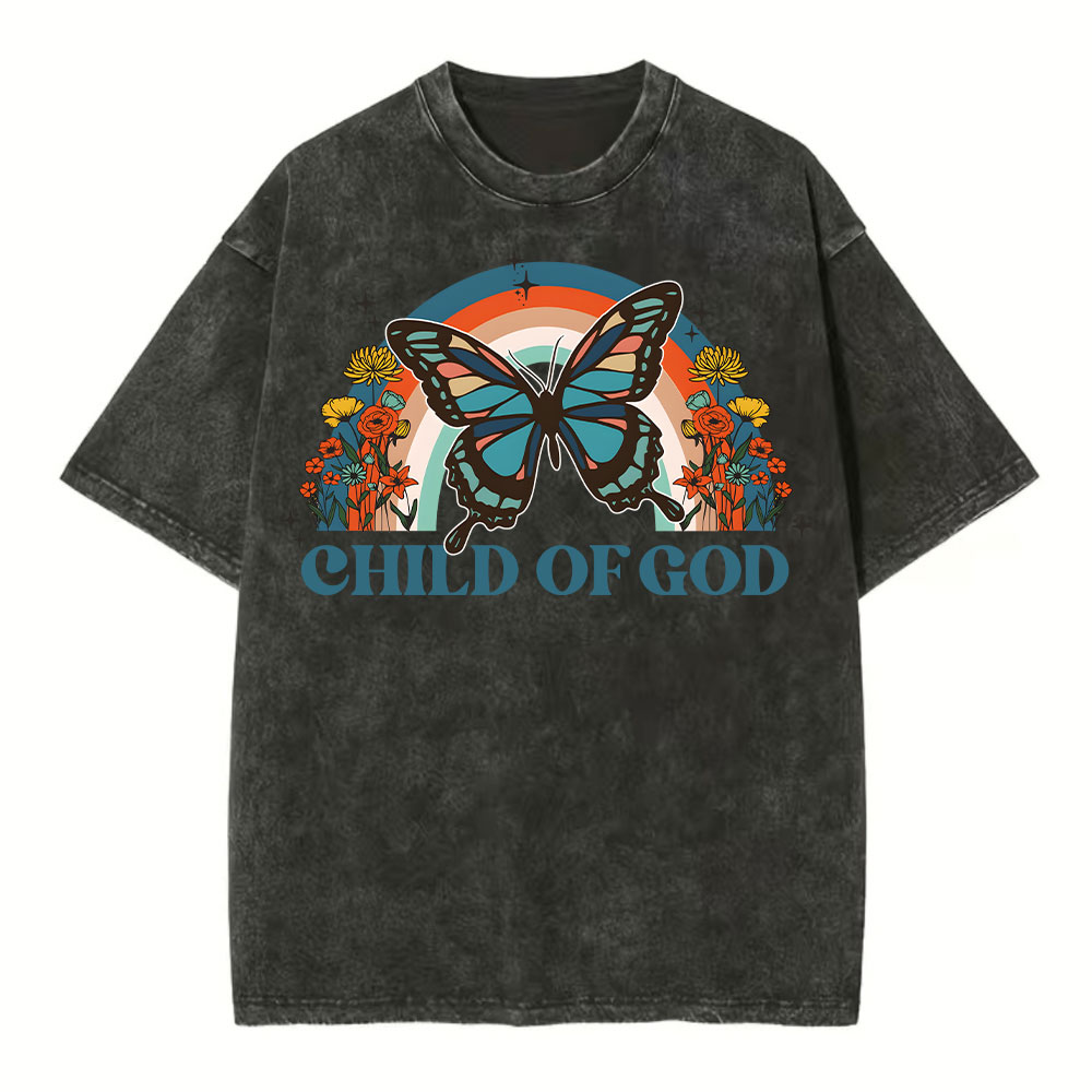 God Is Love Christian Washed T-Shirt