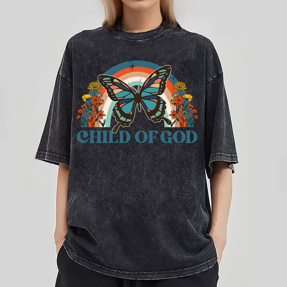 God Is Love Christian Washed T-Shirt