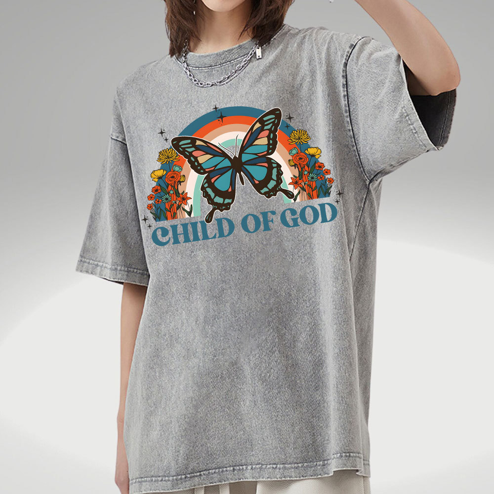 God Is Love Christian Washed T-Shirt