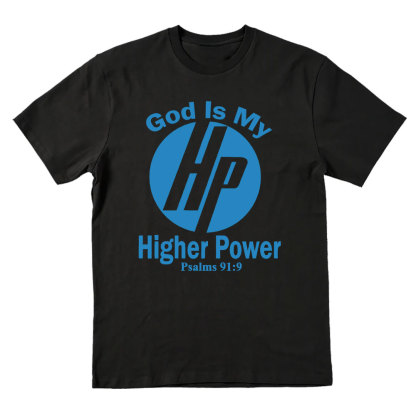 God Is My Higher Power Christian Washed T-Shirt