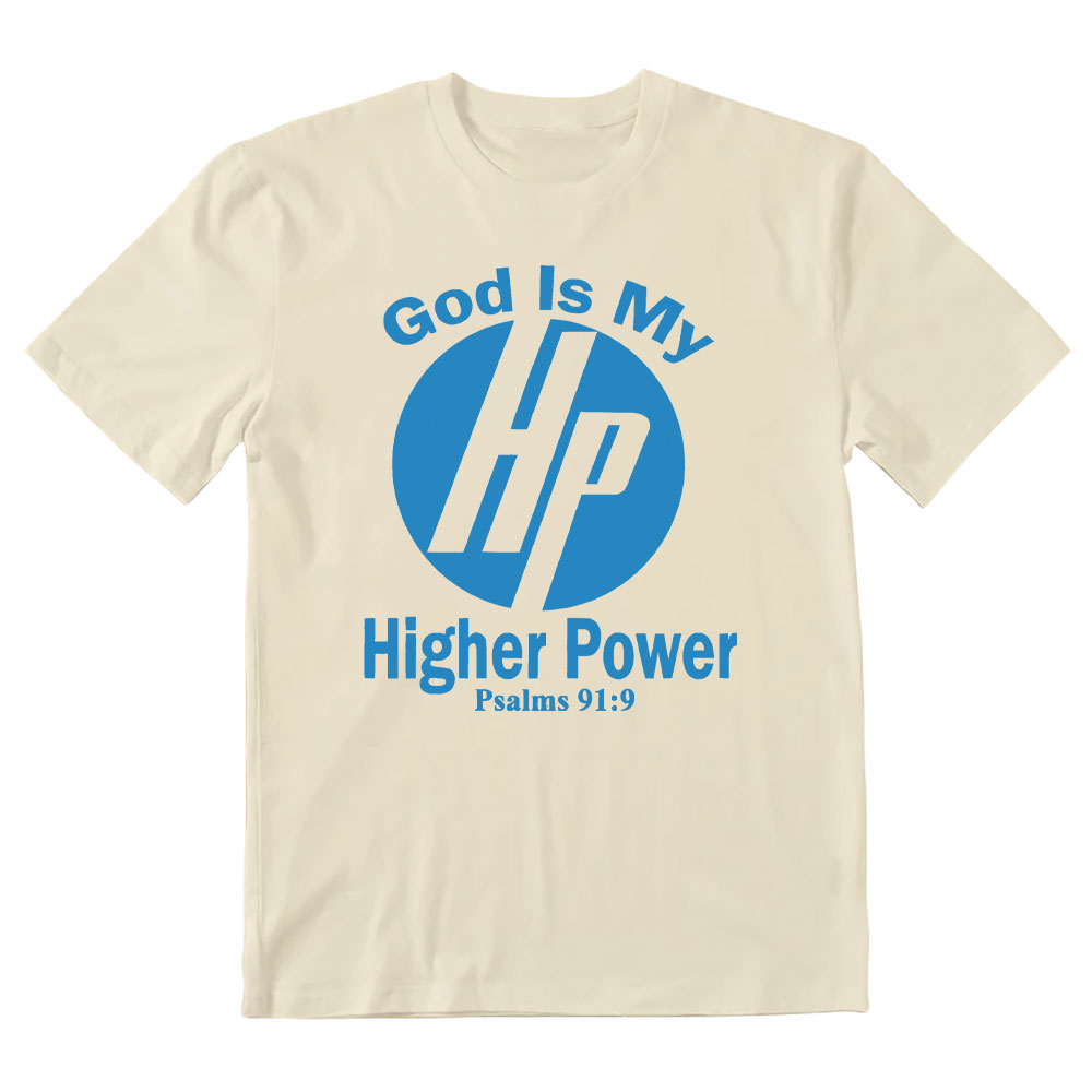 God Is My Higher Power Christian Washed T-Shirt