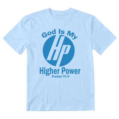 God Is My Higher Power Christian Washed T-Shirt