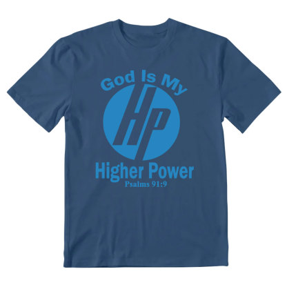 God Is My Higher Power Christian Washed T-Shirt